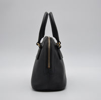 Sac Gucci Dome Cuir Grainé Noir Breloque GG