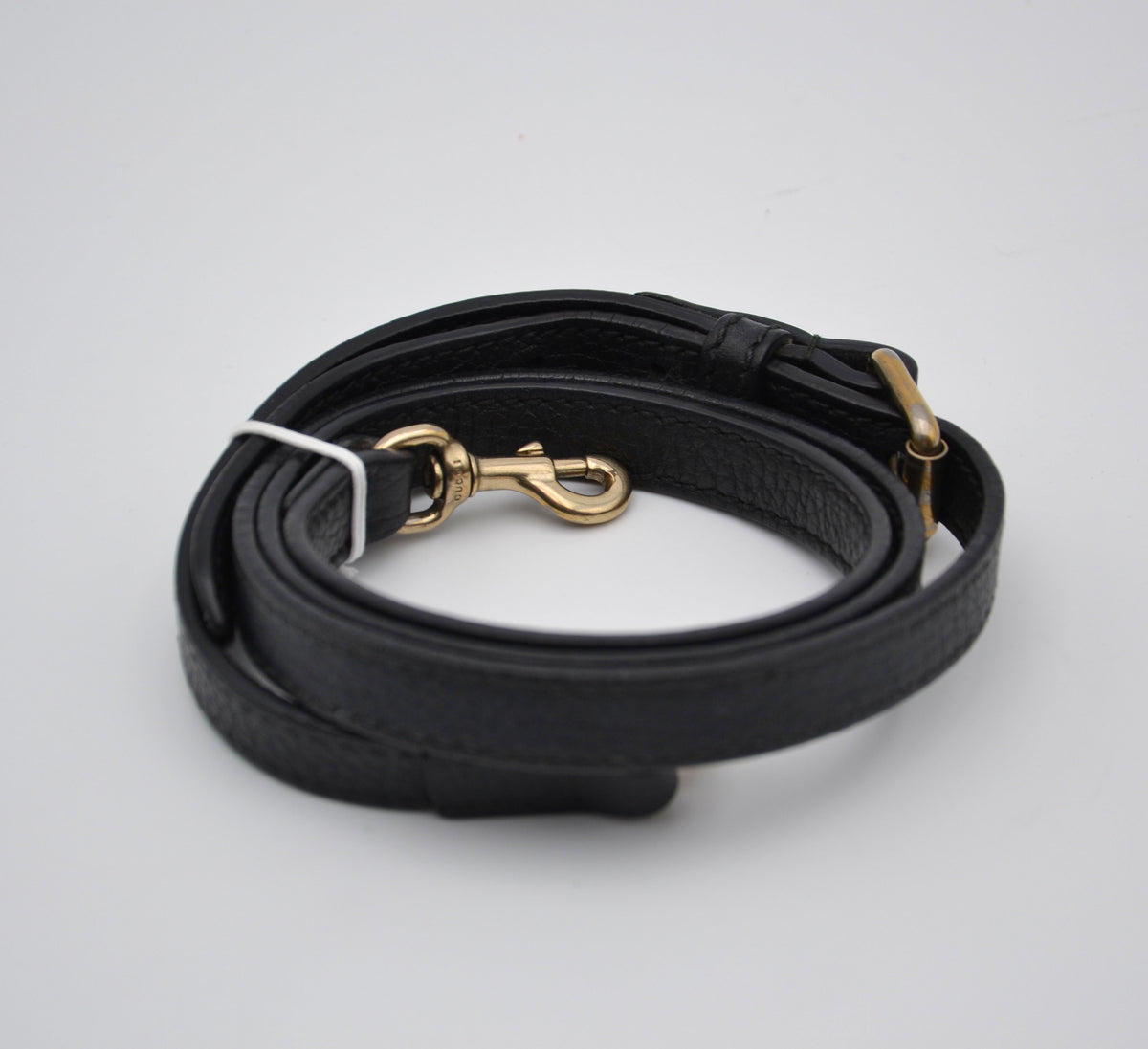 Sac Gucci Dome Cuir Grainé Noir Breloque GG