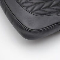 Gucci Jackie Cuir Matelassé Noir Chaîne Trombone Vintage