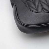Gucci Jackie Cuir Matelassé Noir Chaîne Trombone Vintage
