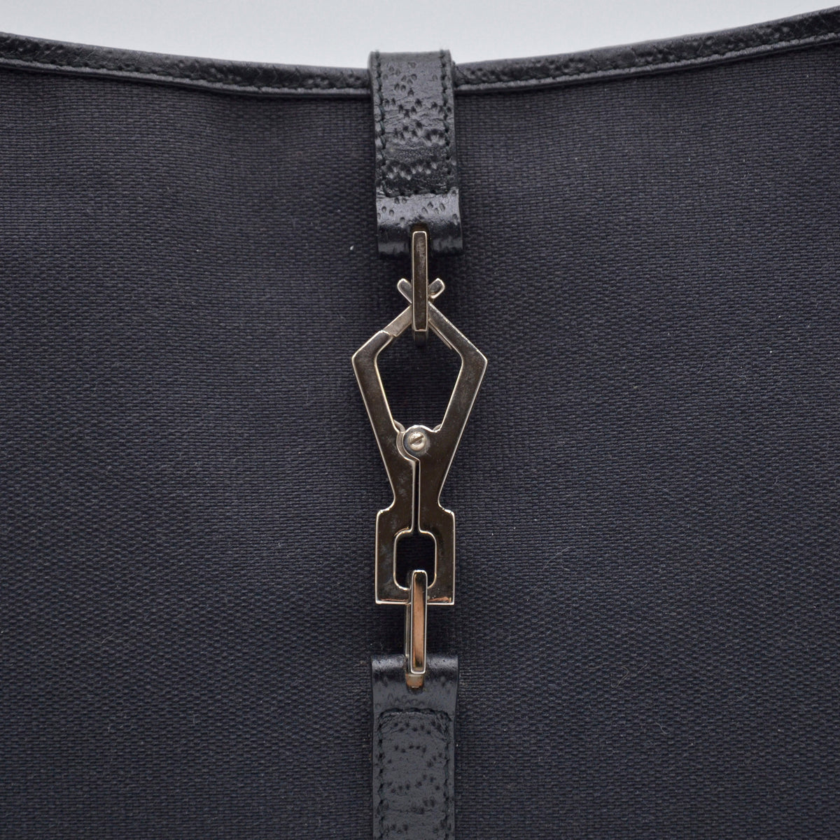 Gucci Jackie Bamboo black canvas