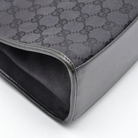Sac Gucci Jackie toile monogramme GG noire