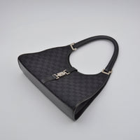 Sac Gucci Jackie toile monogramme GG noire