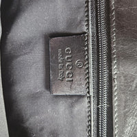 Sac Gucci Jackie toile monogramme GG noire