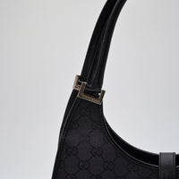 Sac Gucci Jackie toile monogramme GG noire