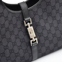 Sac Gucci Jackie toile monogramme GG noire