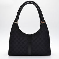 Sac Gucci Jackie toile monogramme GG noire