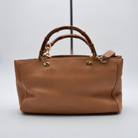 Shopper Gucci Bamboo Cuir Grainé