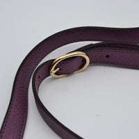 Shopper Gucci Bamboo Cuir Grainé mauve