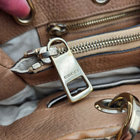 Shopper Gucci Bamboo Cuir Grainé