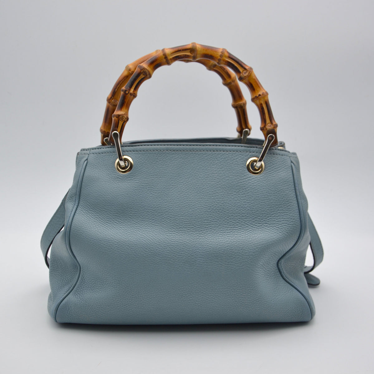 Sac Bamboo Shopper Gucci Bleu – Édition Limitée 50 Ans Japon