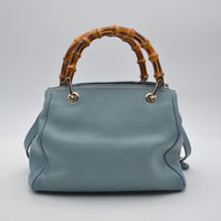 Sac Bamboo Shopper Gucci Bleu – Édition Limitée 50 Ans Japon