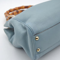 Sac Bamboo Shopper Gucci Bleu – Édition Limitée 50 Ans Japon