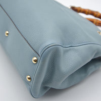 Sac Bamboo Shopper Gucci Bleu – Édition Limitée 50 Ans Japon