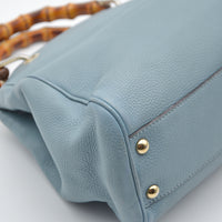Sac Bamboo Shopper Gucci Bleu – Édition Limitée 50 Ans Japon