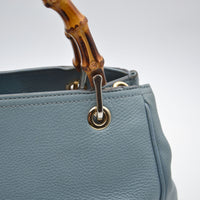 Sac Bamboo Shopper Gucci Bleu – Édition Limitée 50 Ans Japon