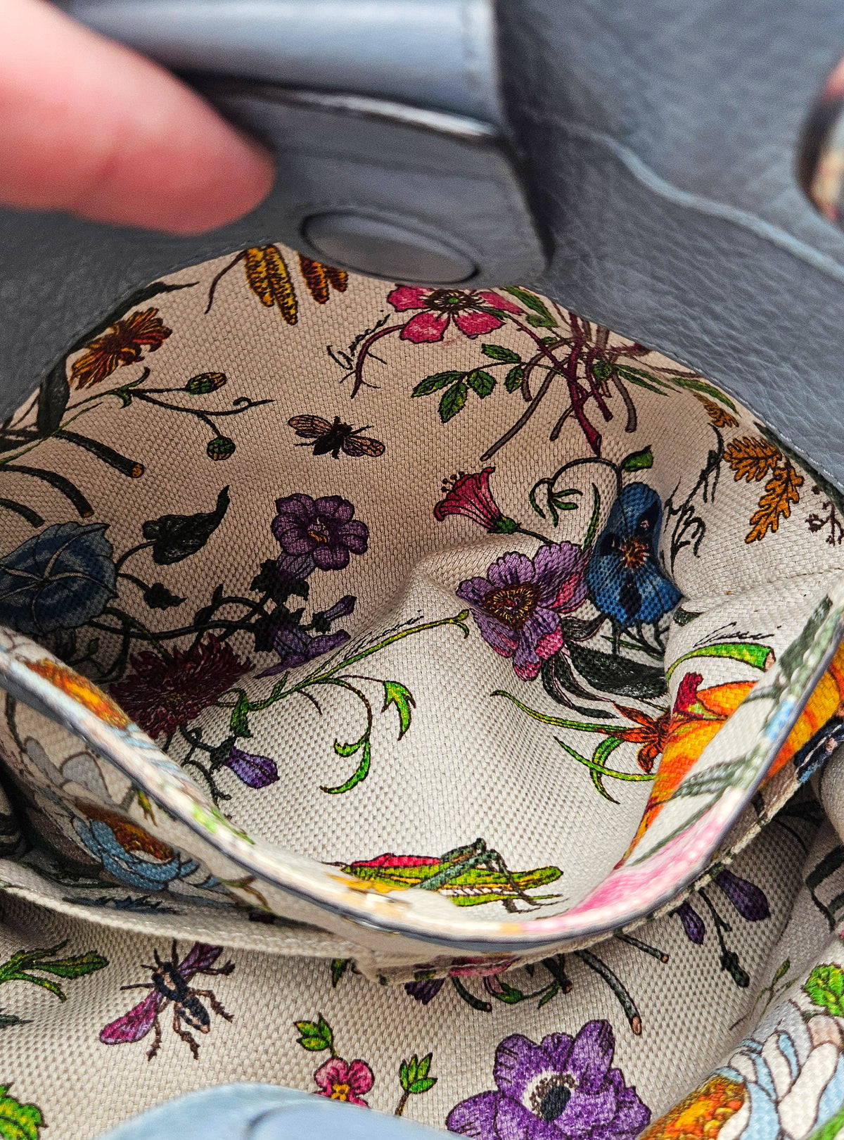 Sac Bamboo Shopper Gucci Bleu – Édition Limitée 50 Ans Japon