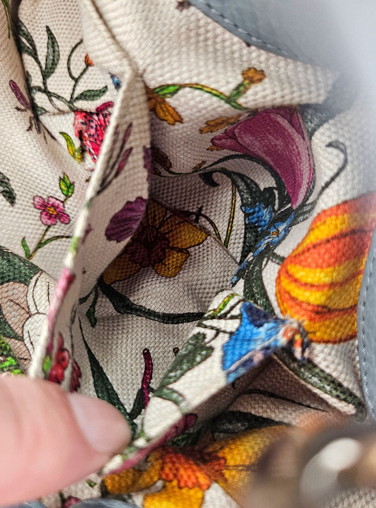 Sac Bamboo Shopper Gucci Bleu – Édition Limitée 50 Ans Japon