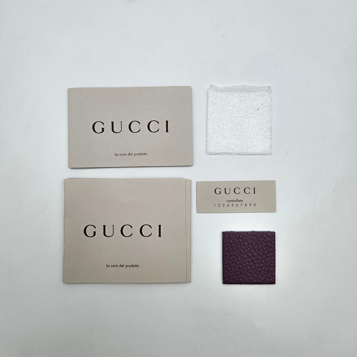 Shopper Gucci Bamboo Cuir Grainé mauve