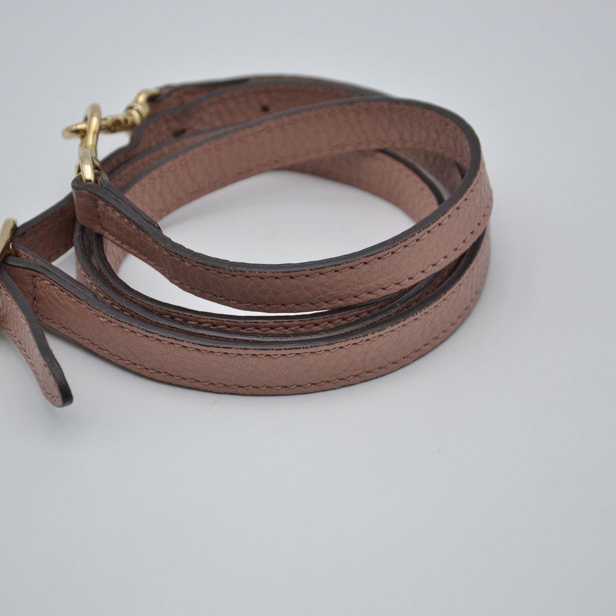 Gucci Bamboo Shopper mini cuir grainé taupe