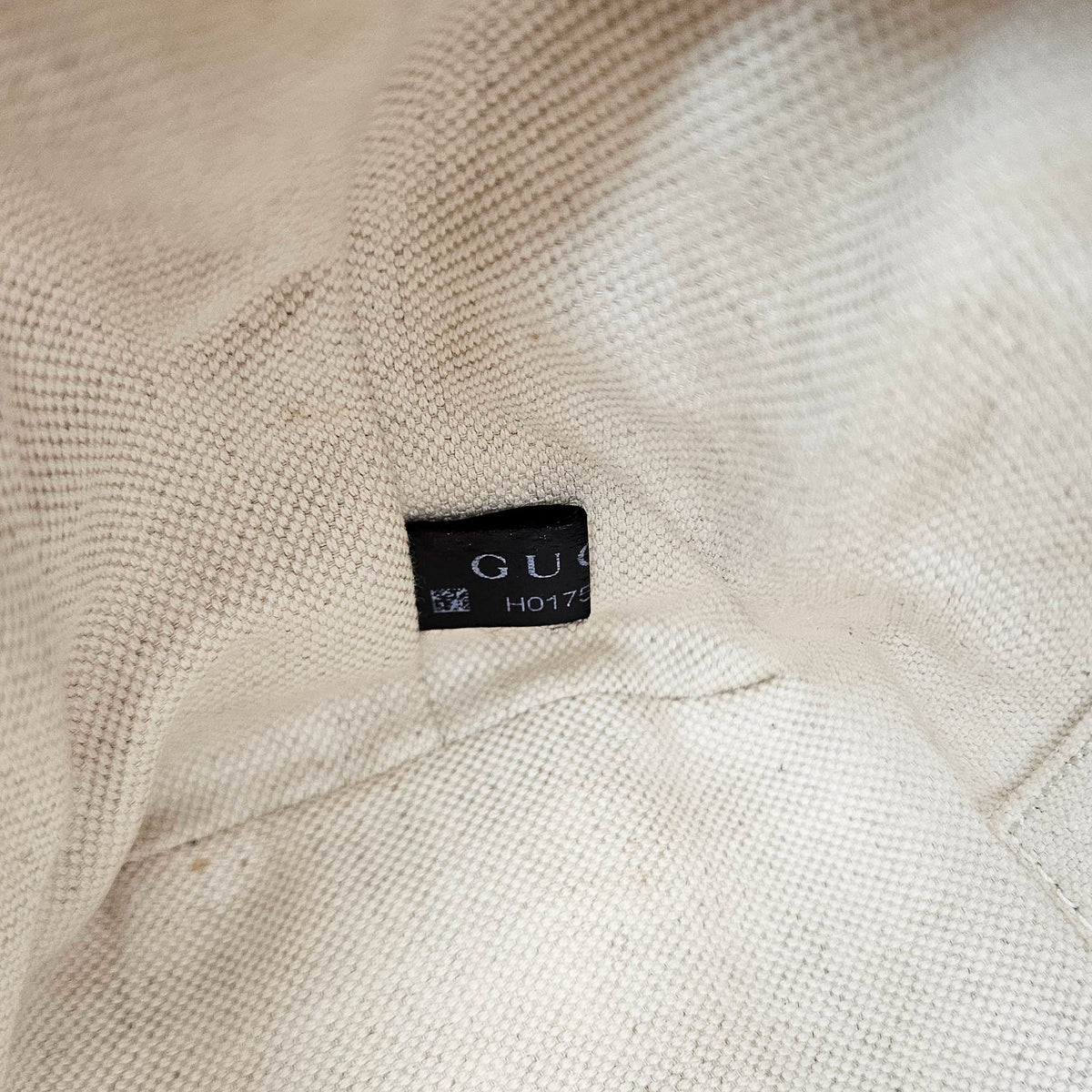 Gucci Bamboo Shopper mini cuir grainé taupe