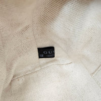 Gucci Bamboo Shopper mini cuir grainé taupe