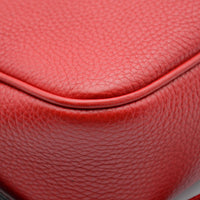 Sac Gucci Soho Disco Cuir Grainé Rouge Vif