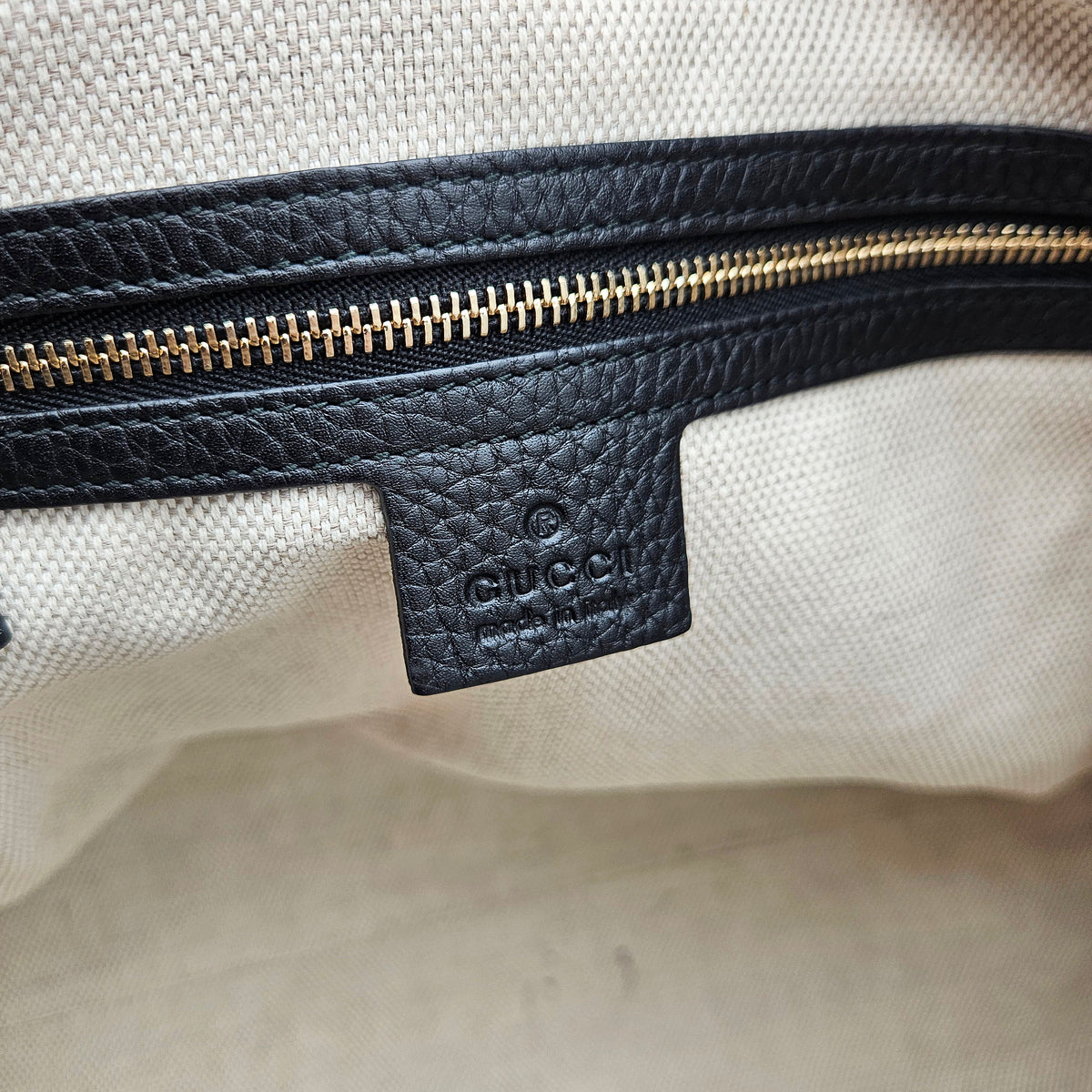 Gucci Soho Tote Cuir Grainé