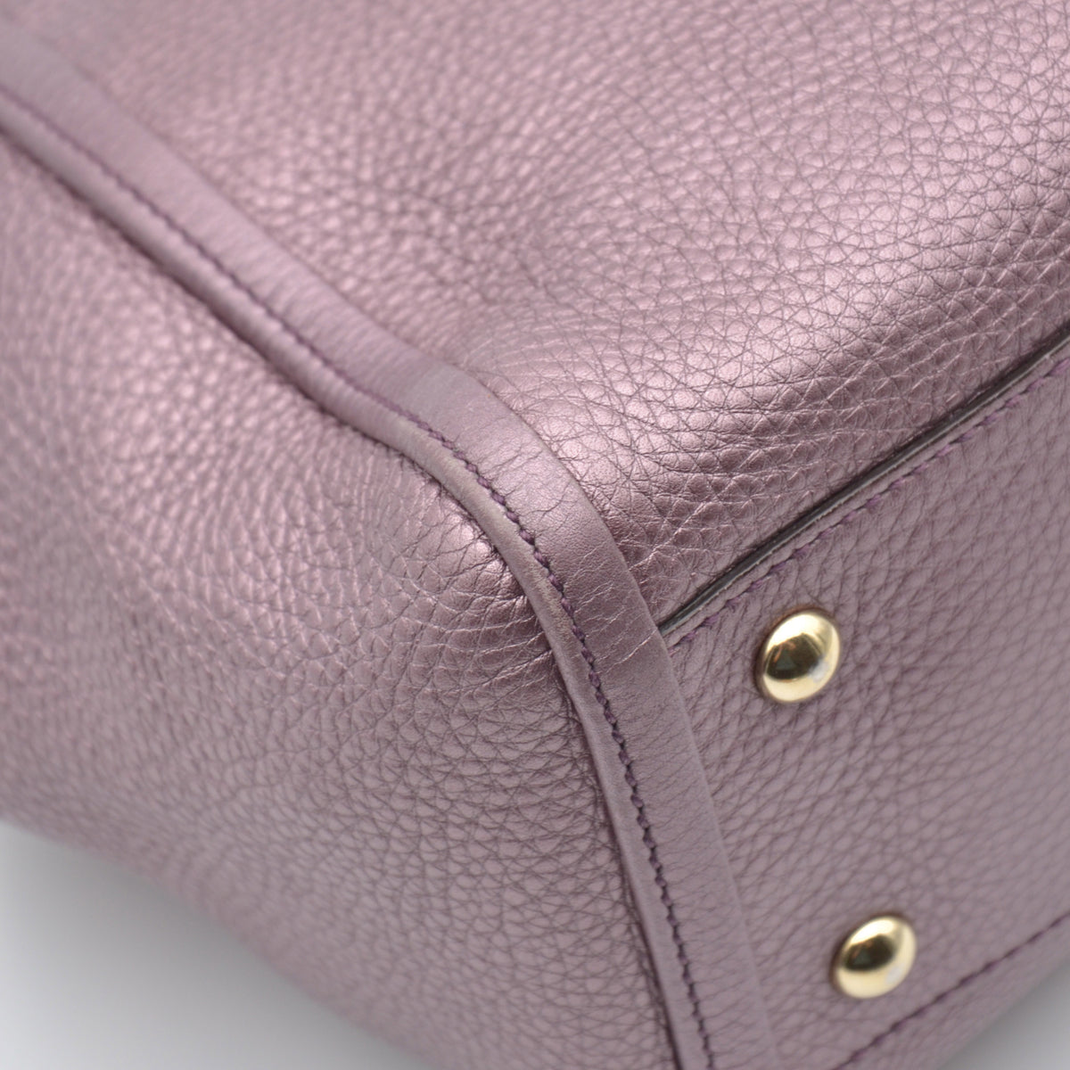 Gucci Soho Cuir Grainé Irisé Lilas