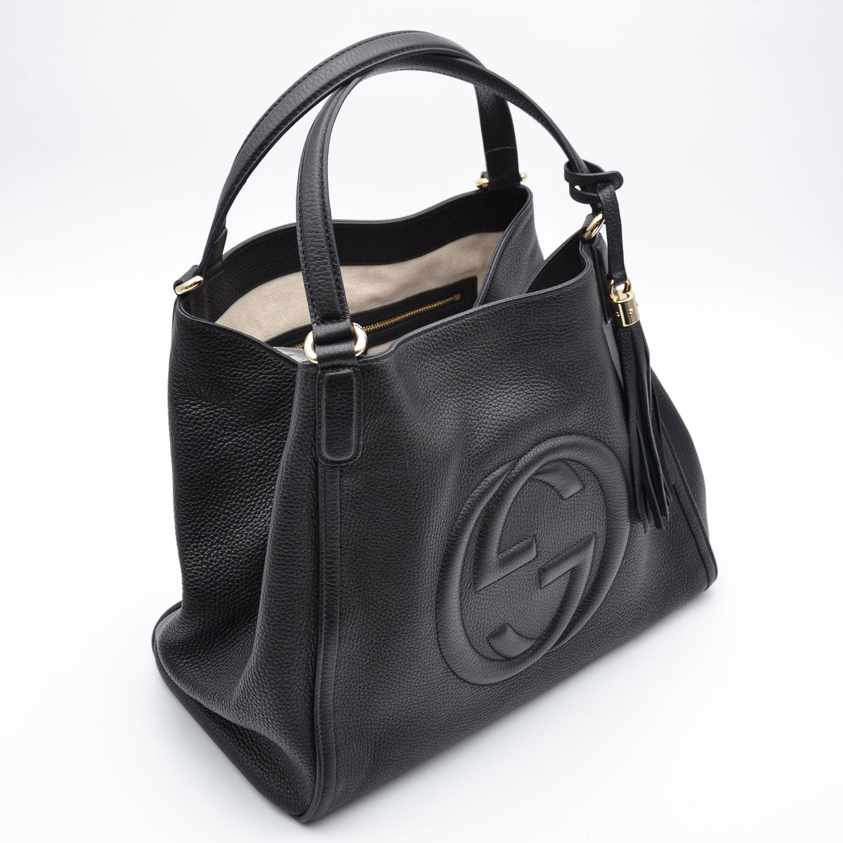 Gucci Soho Tote Cuir Grainé
