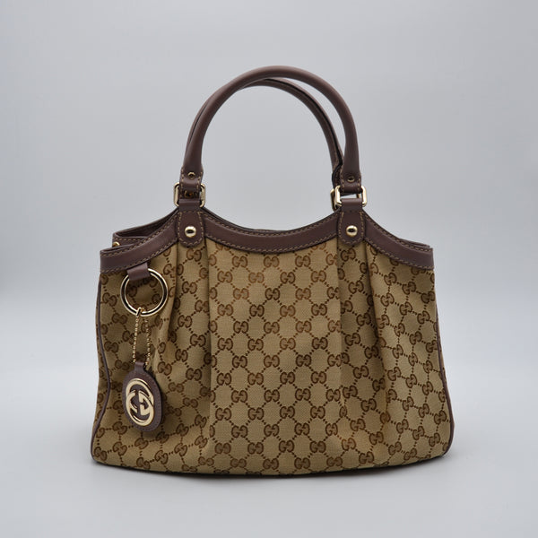 Sac Gucci Sukey GG Supreme toile jacquard lilac