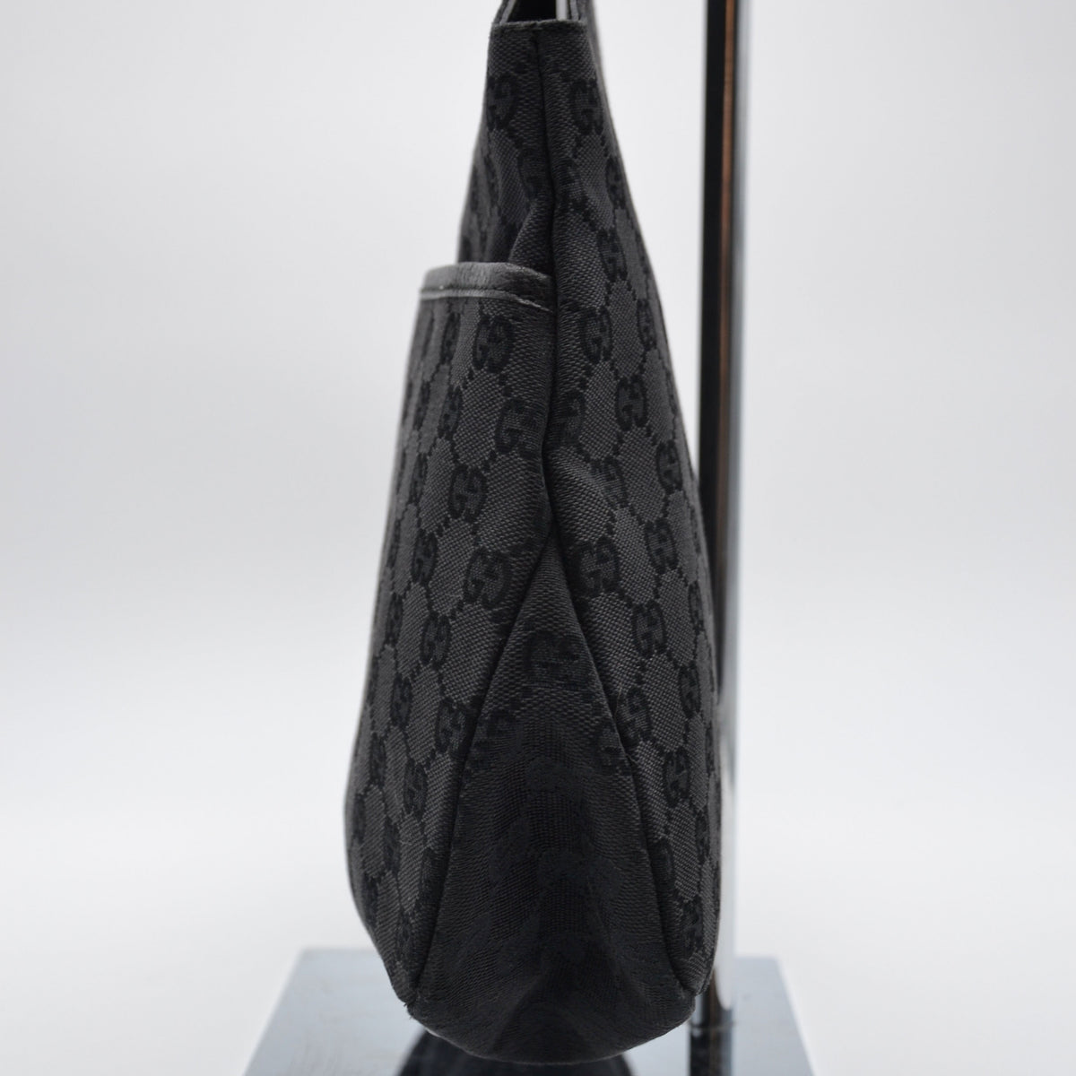 Sac Gucci tote GG noir vintage