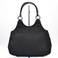 Sac Gucci tote GG noir vintage