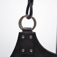 Sac Gucci tote GG noir vintage
