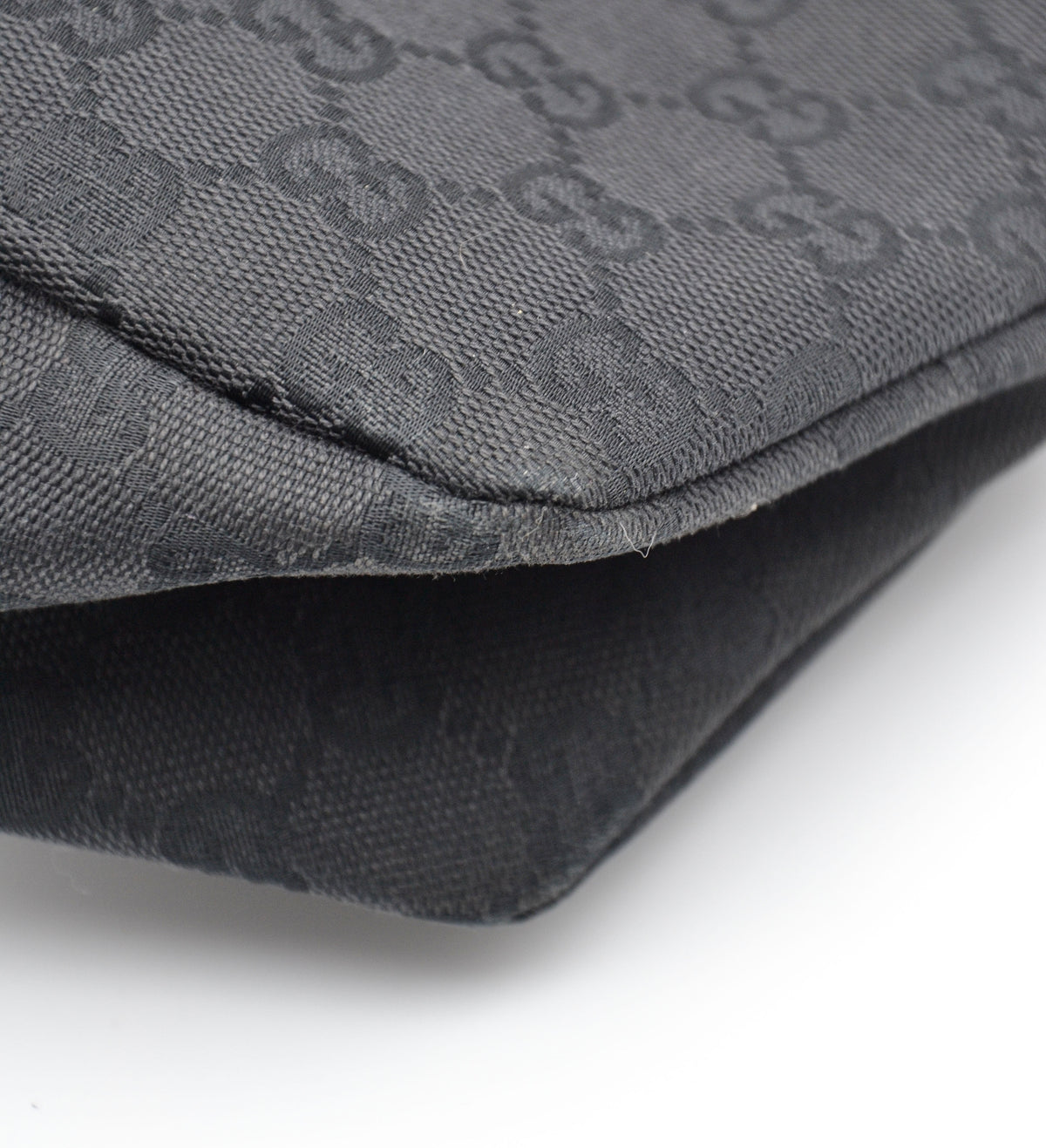 Sac Gucci tote GG noir vintage
