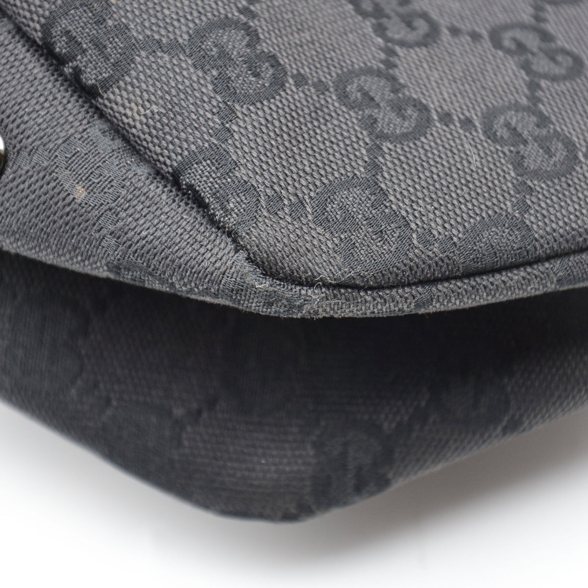 Sac Gucci tote GG noir vintage