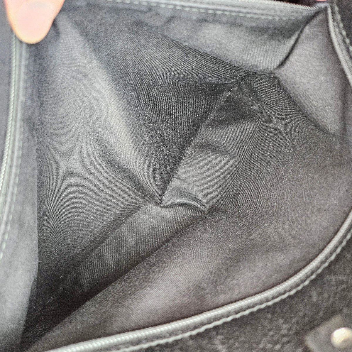 Sac Gucci tote GG noir vintage