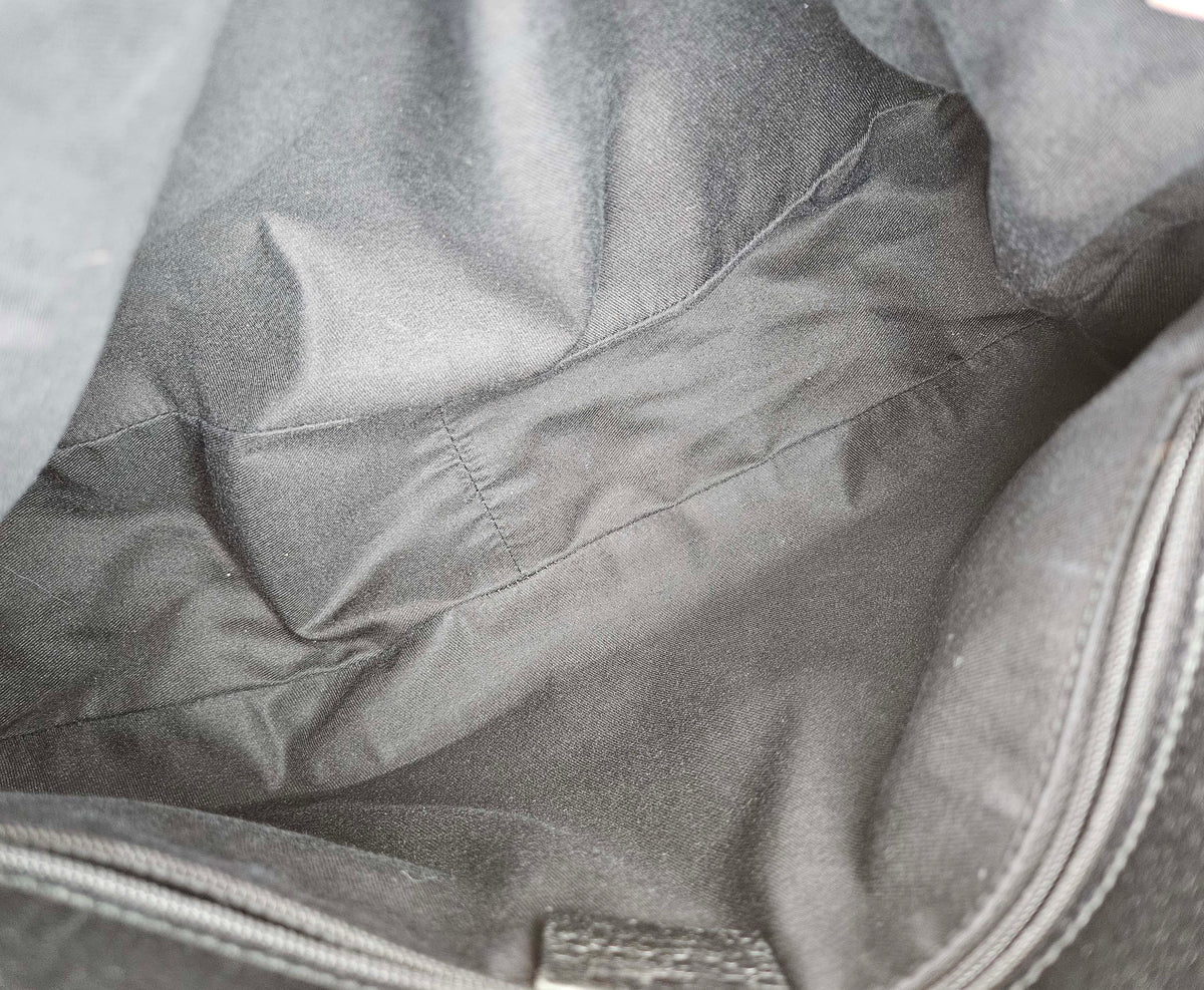 Sac Gucci tote GG noir vintage
