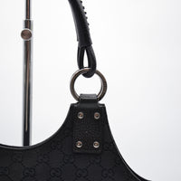 Sac Gucci tote GG noir vintage