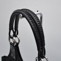 Sac Gucci tote GG noir vintage