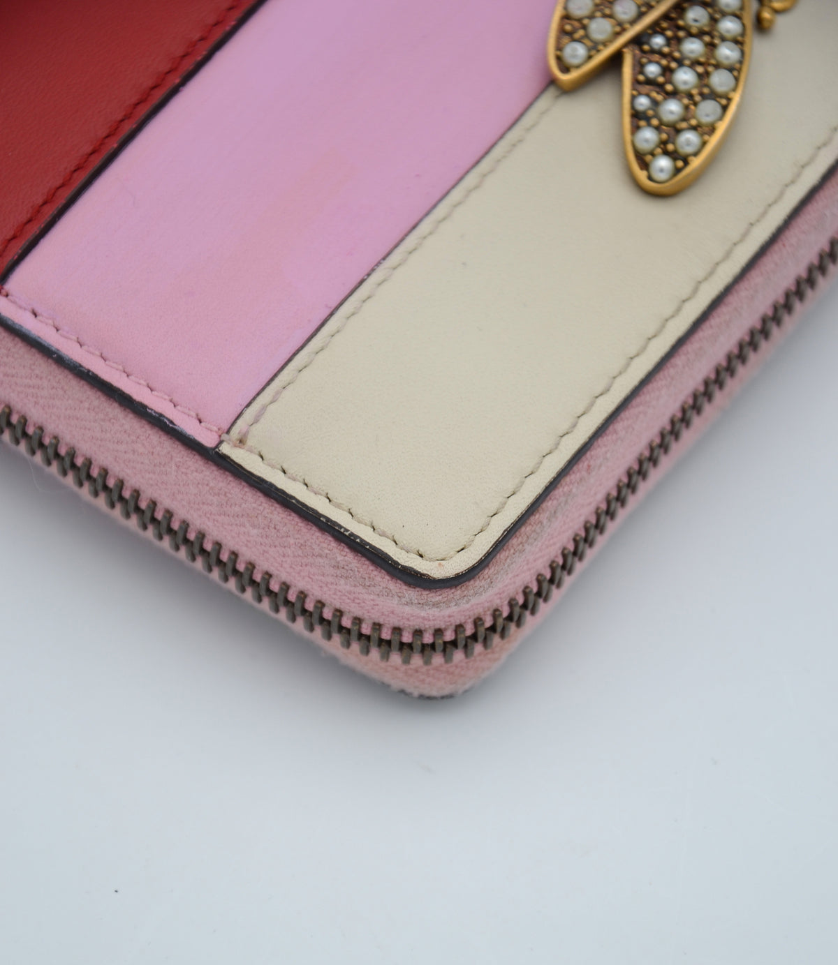 Porte-feuille Gucci zippy tricolore