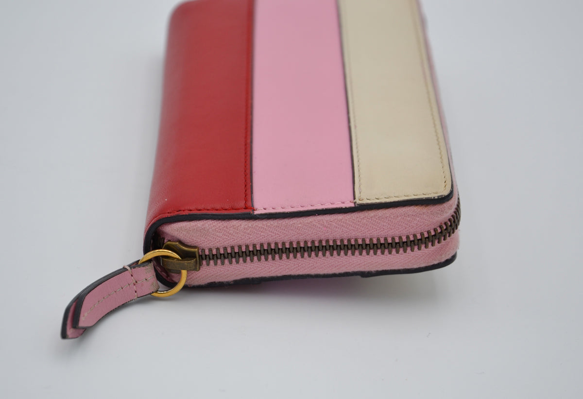 Porte-feuille Gucci zippy tricolore