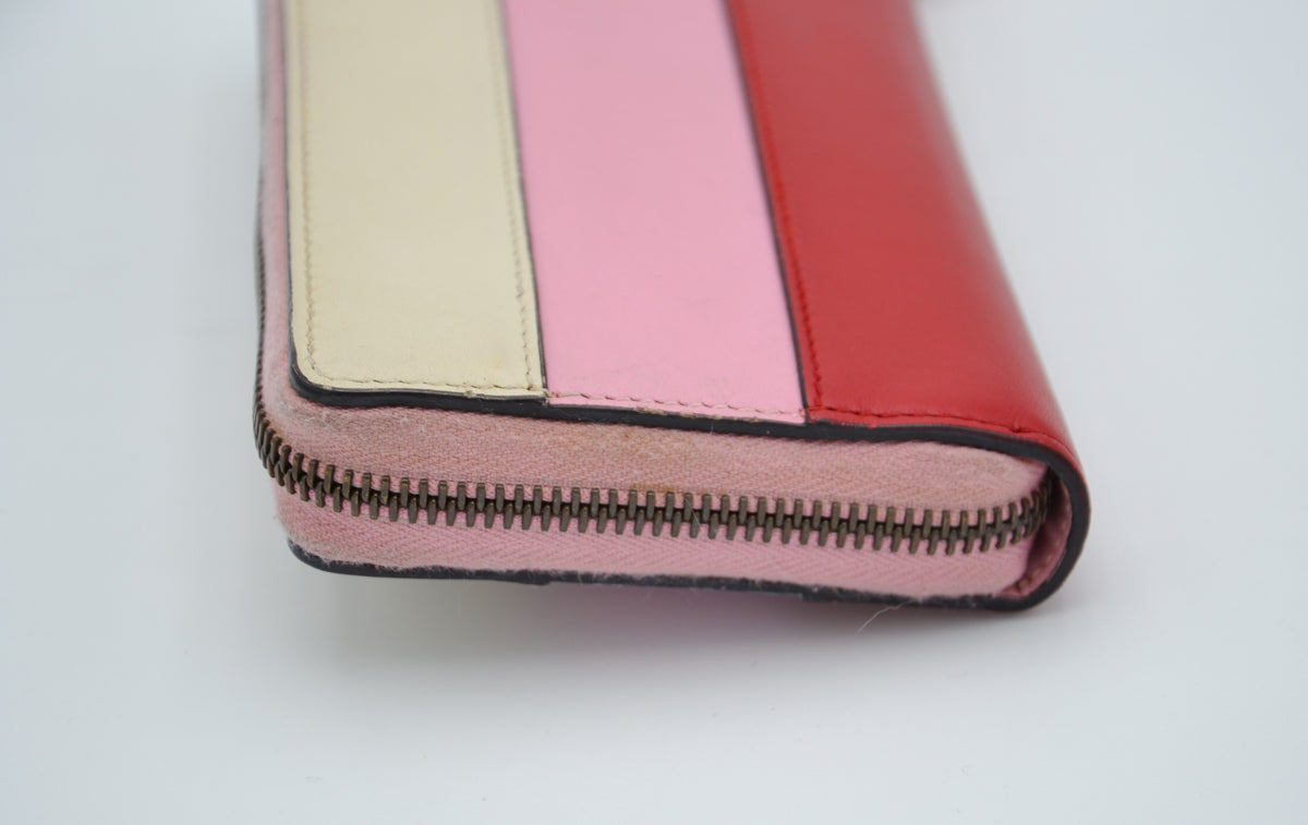Porte-feuille Gucci zippy tricolore