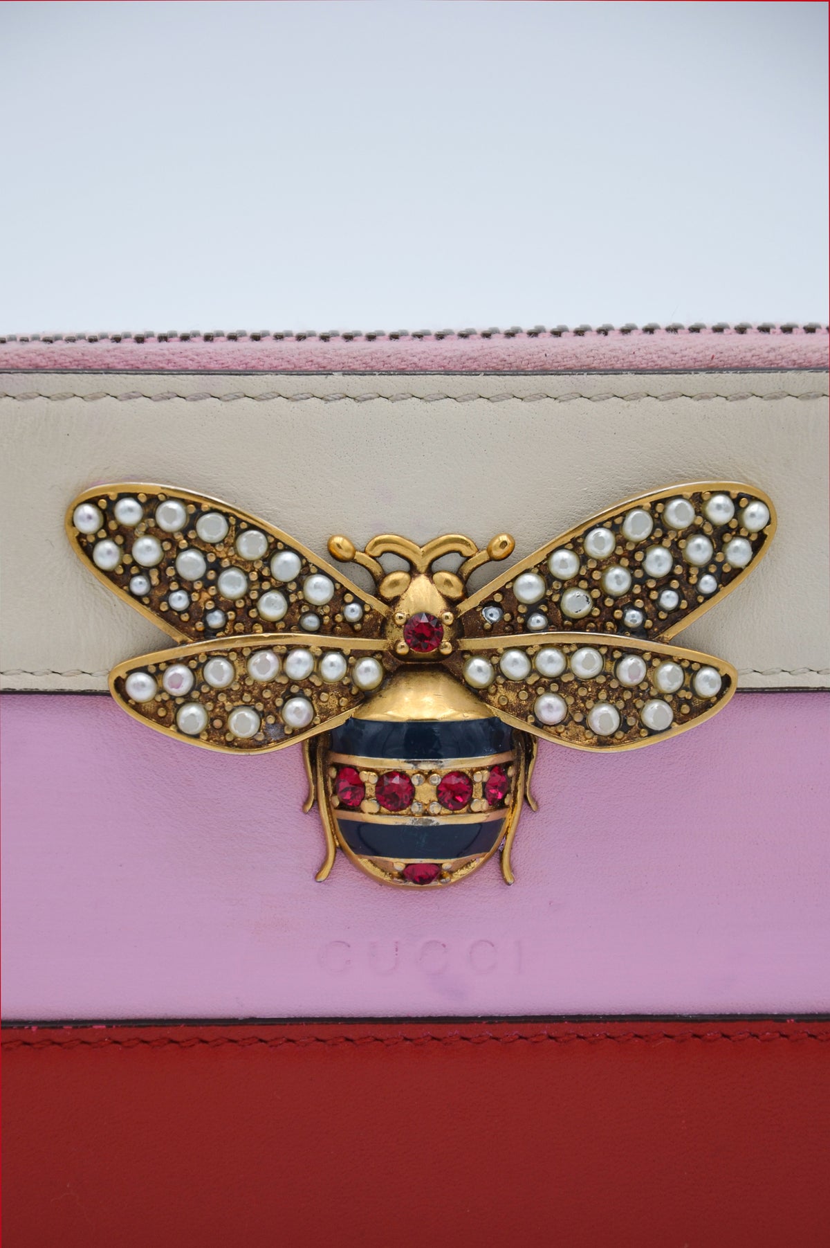 Porte-feuille Gucci zippy tricolore