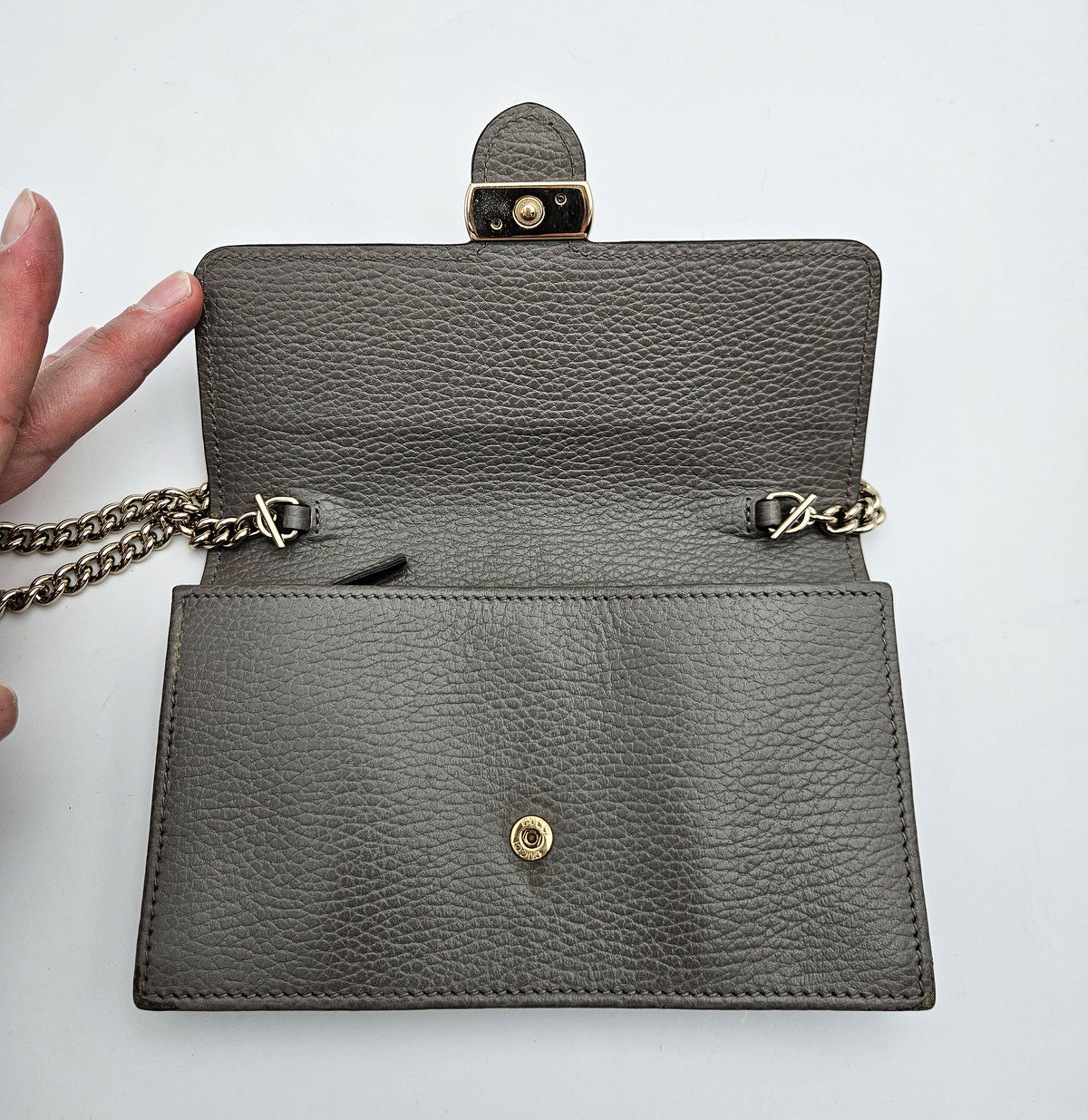 Gucci Wallet on Chain Interlocking GG