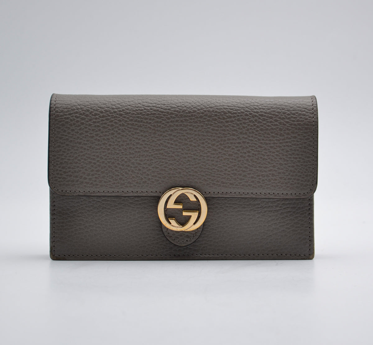 Gucci Wallet on Chain Interlocking GG