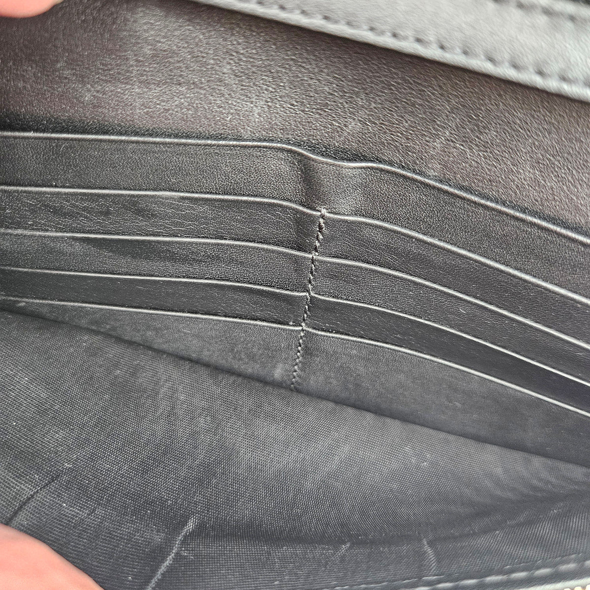 Gucci Wallet on Chain Microguccissima Noir