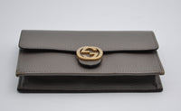 Gucci Wallet on Chain Interlocking GG