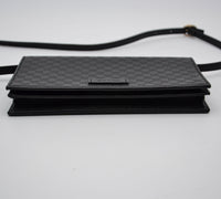 Gucci Wallet on Chain Microguccissima Noir