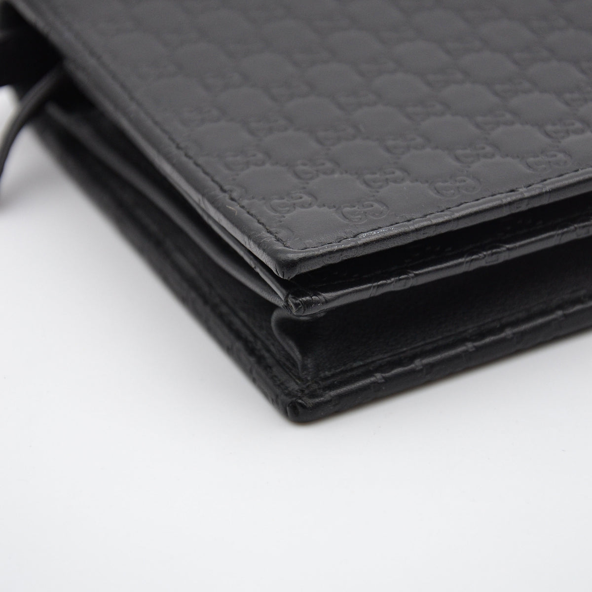 Gucci Wallet on Chain Microguccissima Noir